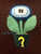Peppermint Potted Ice Flower with Question Mark Flower Pot